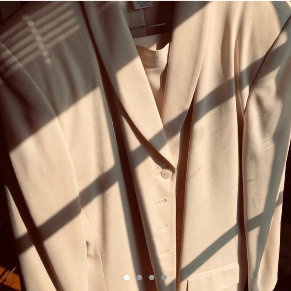 Vintage Cream Worthington Two Piece Suit